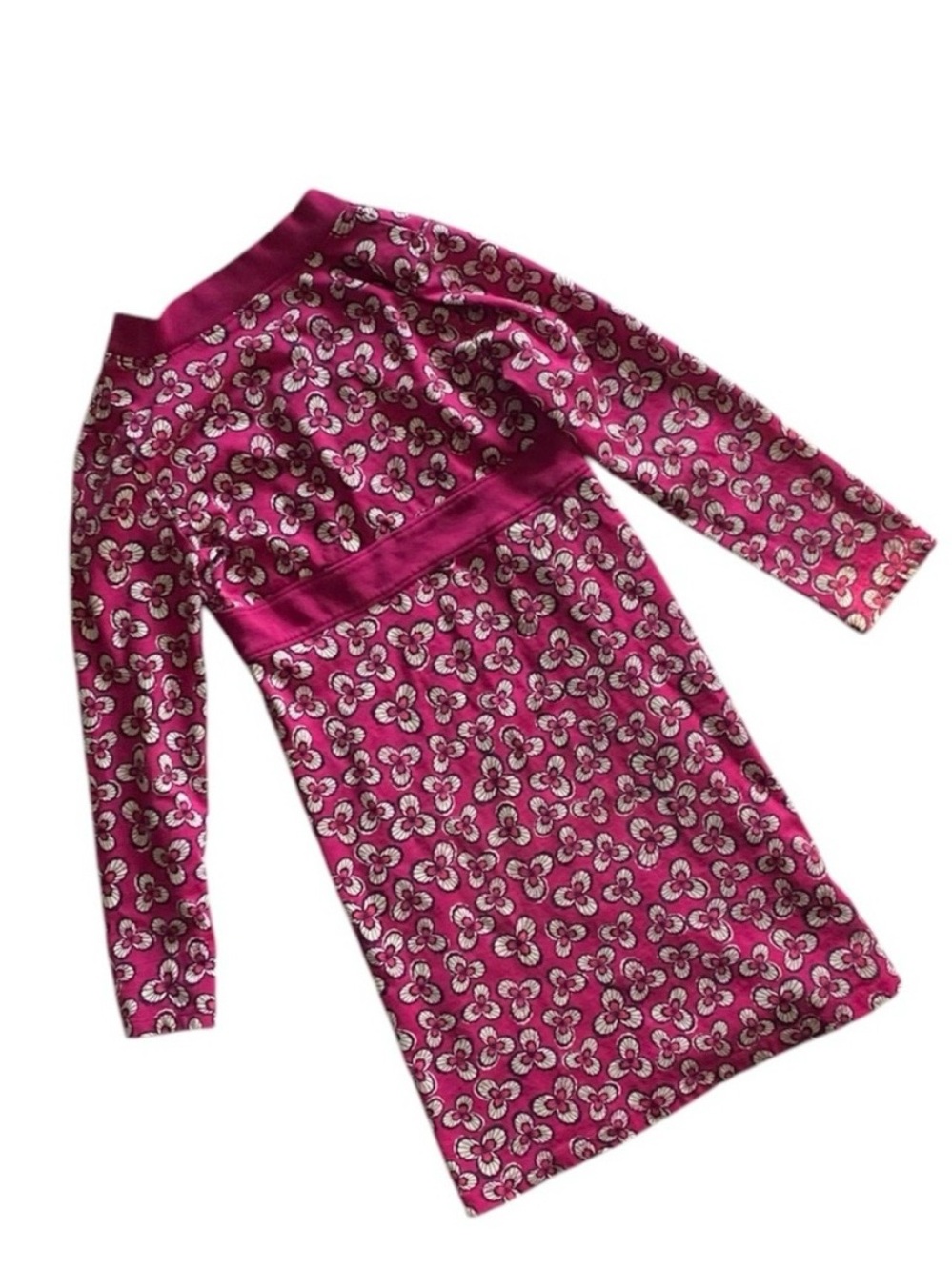 Tea Collection Floral Wrap Neck Dress size 7 - Picture 6 of 6